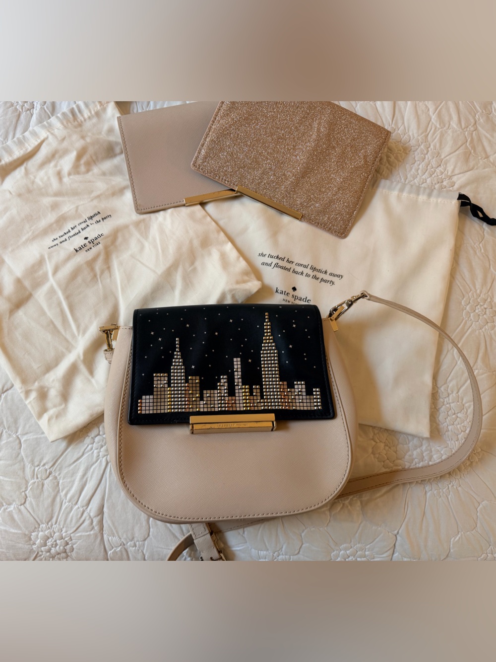 Kate Spade “Make It Mine” Byrdie Bag with 3 Interchangeable Flaps